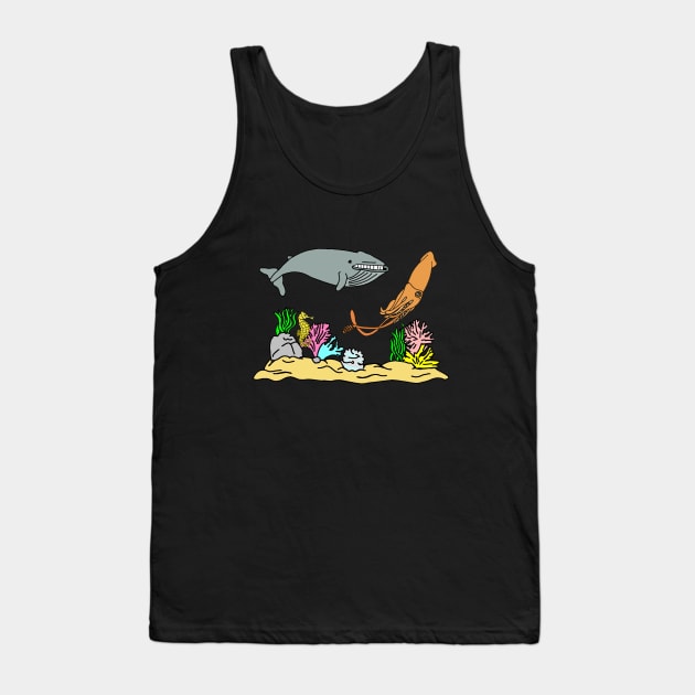 Ocean Life Tank Top by imphavok